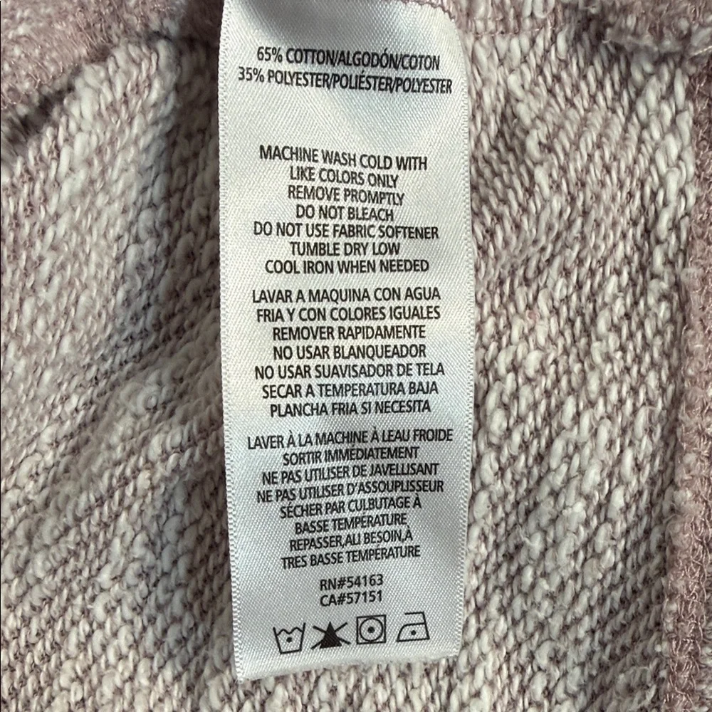 Calvin Klein Performance Cowl Tunnel Neck Tulip Wrap Sweater in Heathered Pink‎